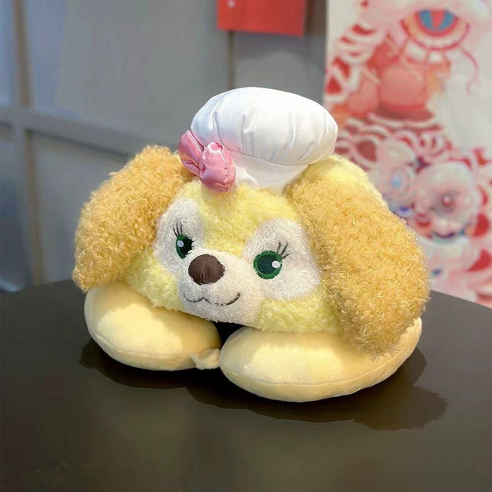 Cartoon Hooded Neck Support Plush Pillow & Toy – Portable Travel Comfort