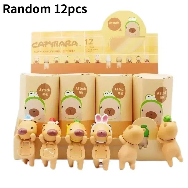 Niedliche Capybara Serie Hippers Ernte Blindbox Niedliche Hippie Puppe Trendige Auto Handy Ornamente S Engel Spielzeug Blindbox
