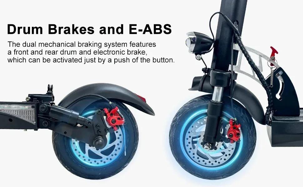 EMOKO Neuer Roller HVD-3 City Erwachsener EScooter 800W 48V15AH Batterie City Pendler E-Scooter 10 Zoll Reifen Elektroroller