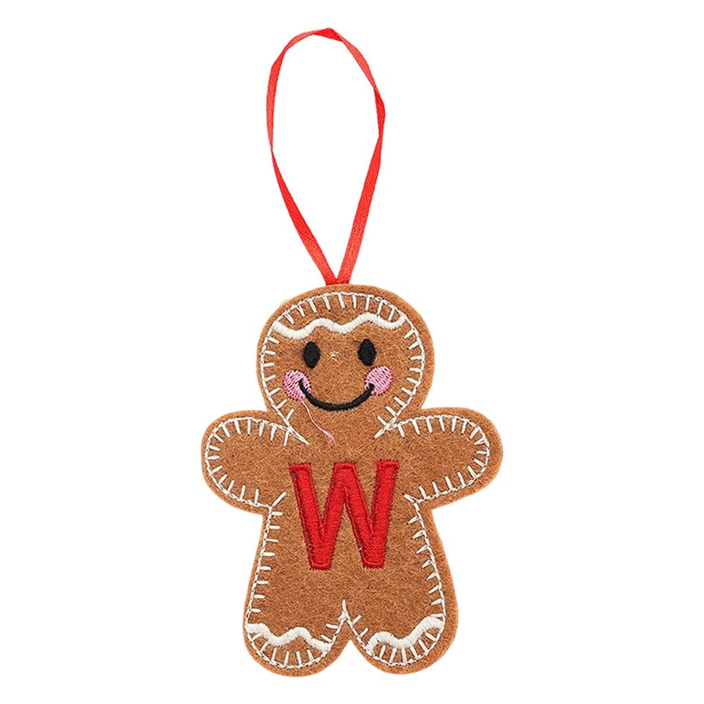 Christmas Gingerbreads Man Decorative Pendant Christmas Tree Pendant Christmas Letter Biscuits Man