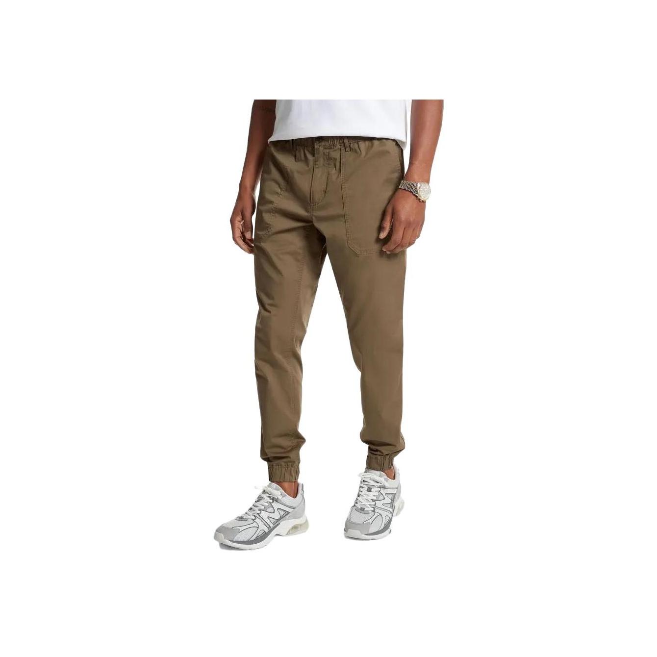 Michael Kors FW23 Solid Mid-Rise Cargo Pants Men pants Khaki OU2301D4JJ-250 L