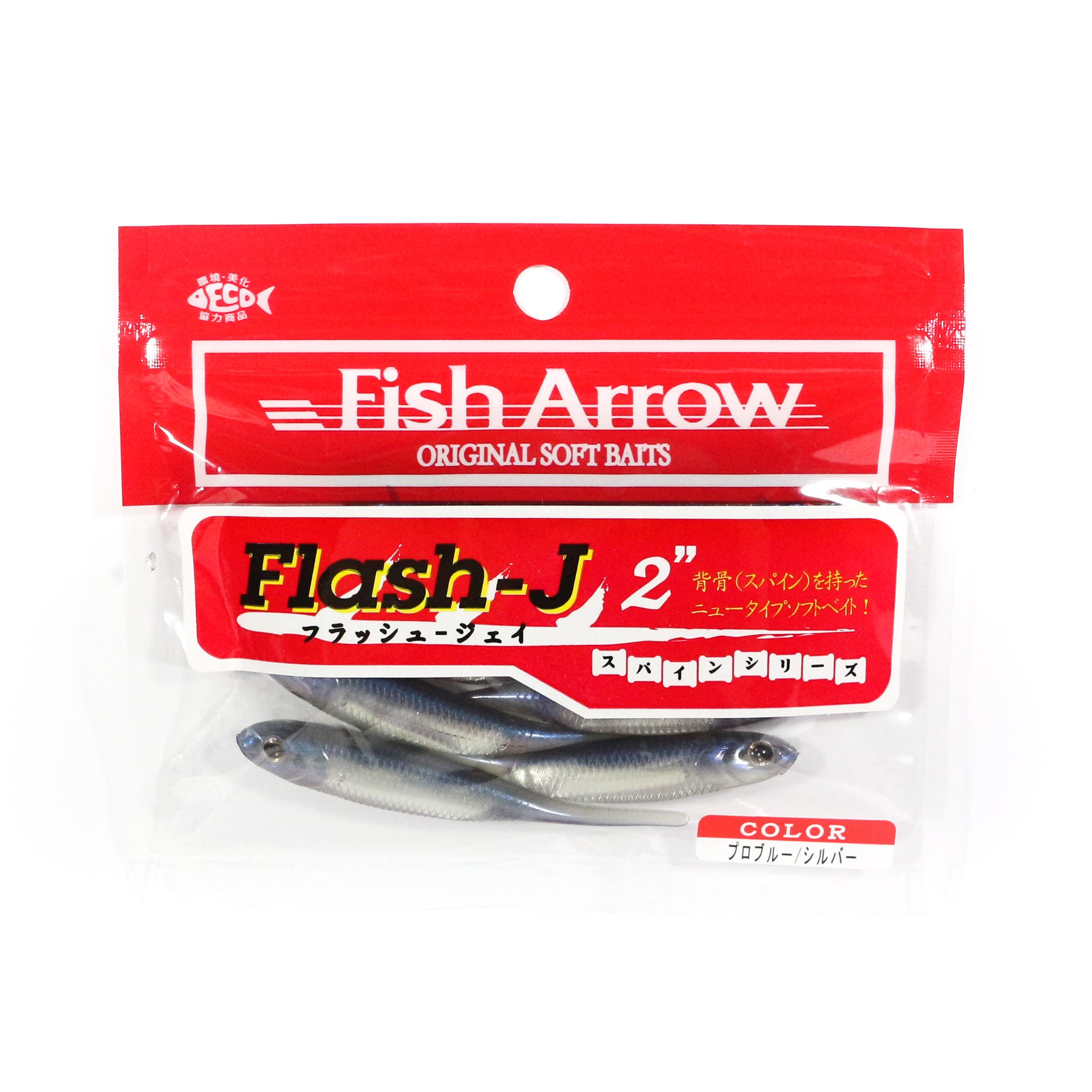 

Fish Arrow Soft Lure Flash J 2 Inch 8 Piece per pack #04 (0416)