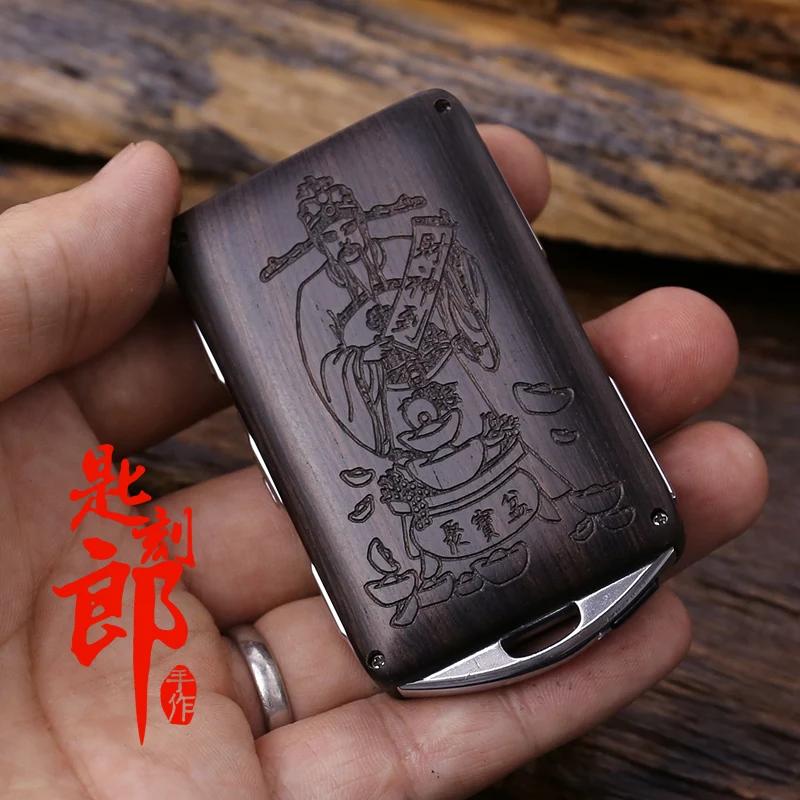 

1Set Keyless Entry Remote Control Refit Wooden Car Key Shell Replacement for Volvo 2015-2018 XC90 S90 V90 2018 XC60 (case only)