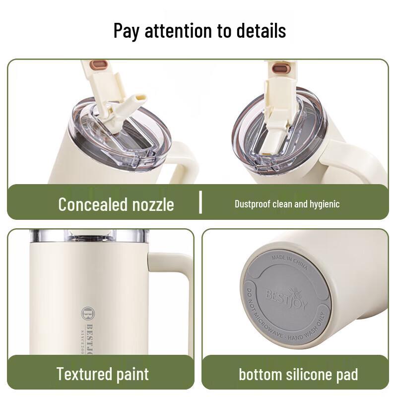 FUGUANG 316L Stainless Steel 1000ml Insulated Mug with Handle