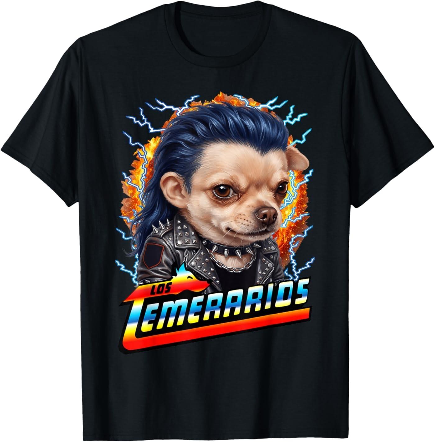Los Temerarios Funny Dog Meme Mexican Funny Spanish Unisex T-Shirt S разноцветный