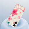 For Samsung Galaxy A07 4G Case Shell Flower Pattern Printing Straight Edge TPU Phone Back Cover