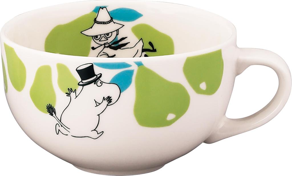 Yamaka Shoten MOOMIN "Hederma" Soup Cup/Mug, 400ml, Diameter: Approx. 11 x 7cm, Snufkin Design, Microwave Safe, Made in Japan, MM8203-36