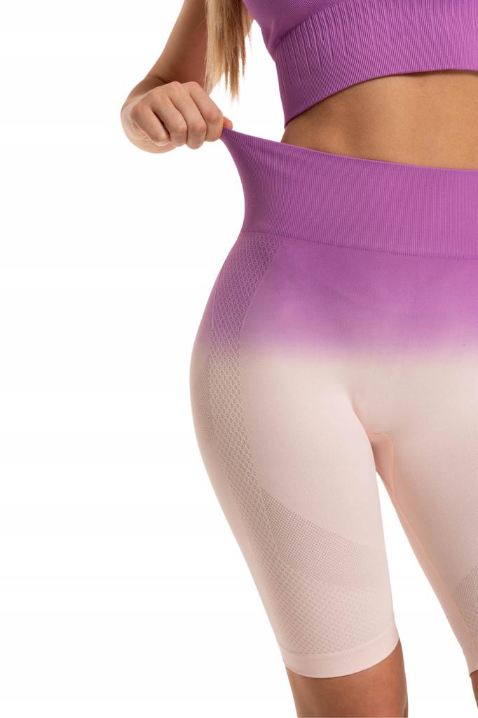 MORAJ PINK XL Seamless Cycling Leggings for Women High Waist Push-Up Sports Leggings