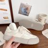 Platform Women's Shoes Little White Shoes Women's 2025 Autumn New Models with Skirts Versatile Chic Shoes Student Casual Sports Shoes