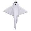 Halloween Glowing Hanging Ghost Battery Powered Luminous Hanging Ghost Decor Illuminated Ghost Prop for Haunted House Decor