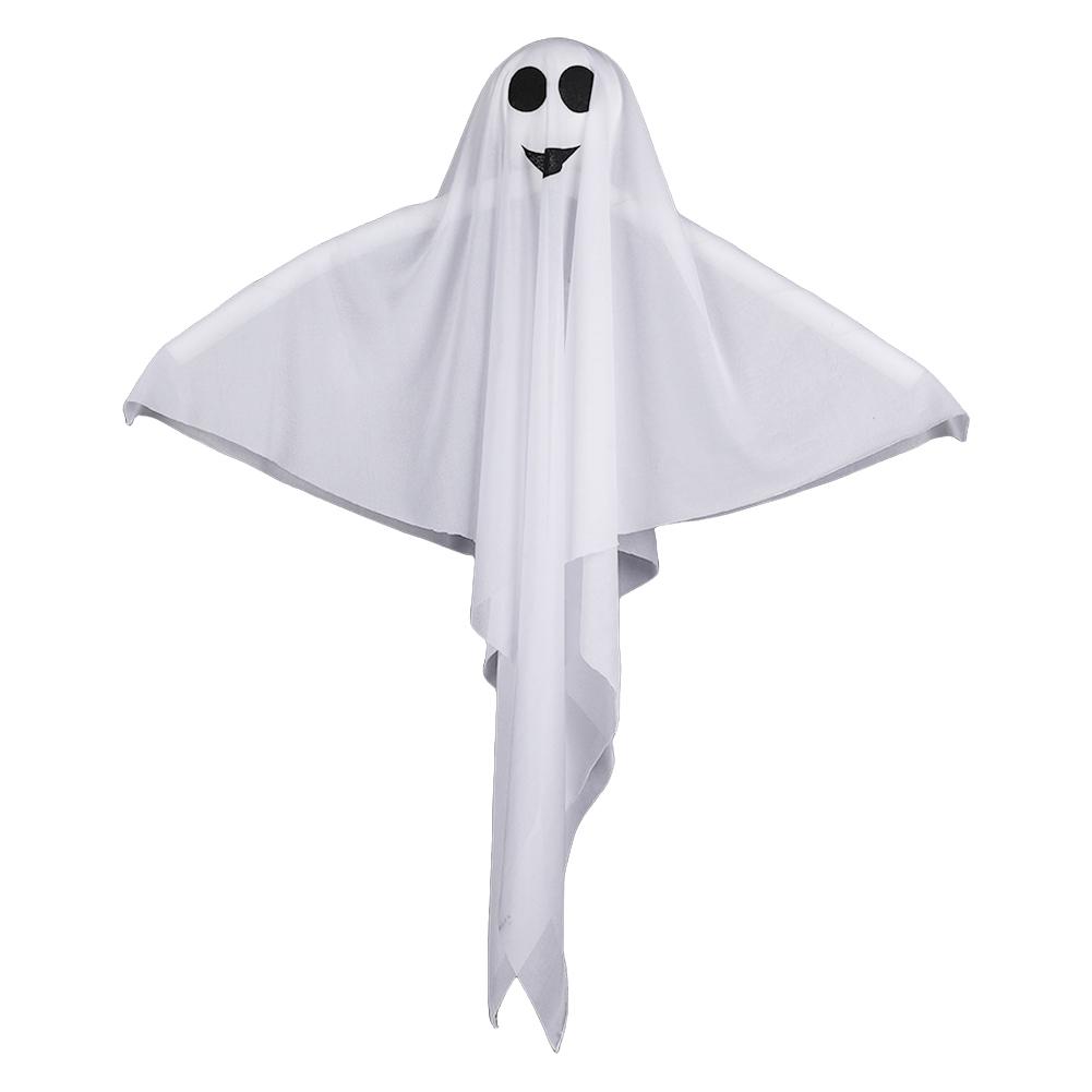 Halloween Glowing Hanging Ghost Battery Powered Luminous Hanging Ghost Decor Illuminated Ghost Prop for Haunted House Decor