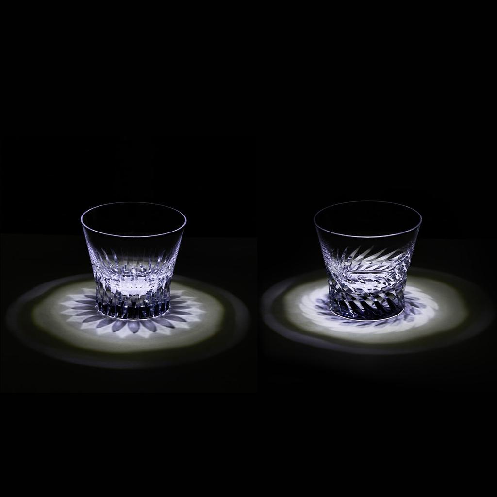 LUGUFON Whiskey Rock Crystal Cut Handcrafted by Presented in a Paulownia Wood Suitable for Cold Plum and Other Alcoholic A perfect gift for Popular