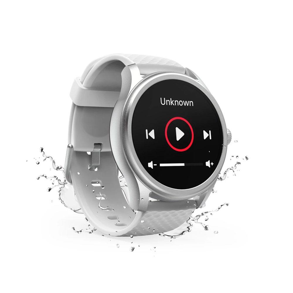 Hama 5010 Fit Watch 1.38 inch TFT touchscreen Silver Gray