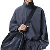 Fear of God Essentials Nylon Half Zip Track Jacket Iron Grey Men Outerwear 202HO258271F