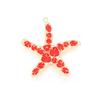 ZHUKOU 52x54mm pandantiv fashion Stea de mare din Cristal pentru femei Accesorii Handmade pentru Realizarea Colierelor Cercei model:VD417