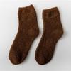 Flauschige Gemütliche Korall samt Socken Winter Warm Schlaf Socken Mode Winter Warm Socken Unisex
