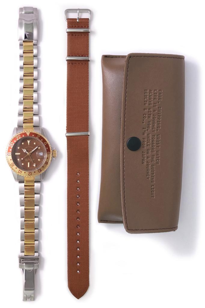 Watch Watch BRWN GMT Gold [Vague Company] (Brown GMT) BG-L-001-SB