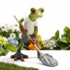 Froschfigur Harz Frosch Skulptur Lustige Sammlerstück Verzierung für Zuhause Büro Schreibtisch Tischplatte Dekoration