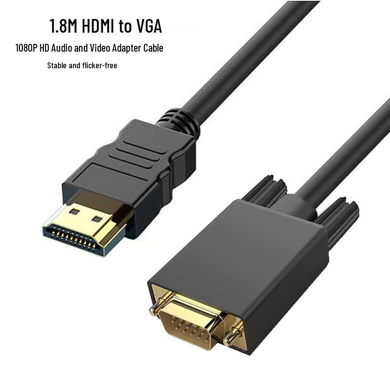 HDMI to VGA Adapter Cable 1080P DisplayPort Converter