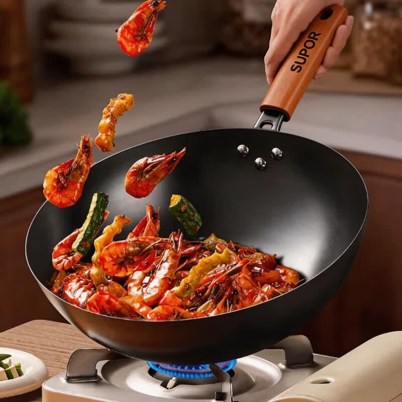 Supor Zhenhuo Cast Iron Wok