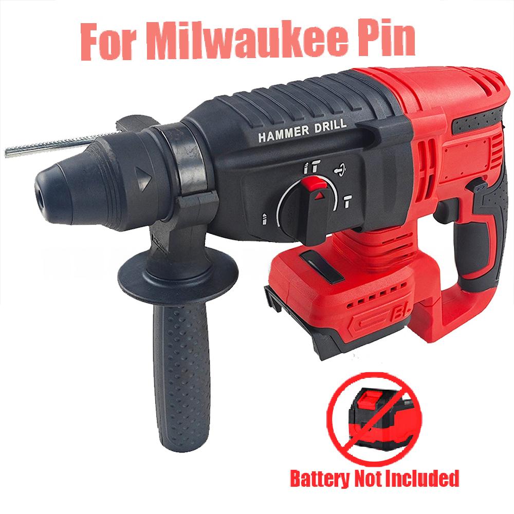 For Dewalt 20V Battery 26MM Brushless Electric Hammer Drill Multifunctional Rotary Cordless Hammer Drill For Makita/Milwaukee
