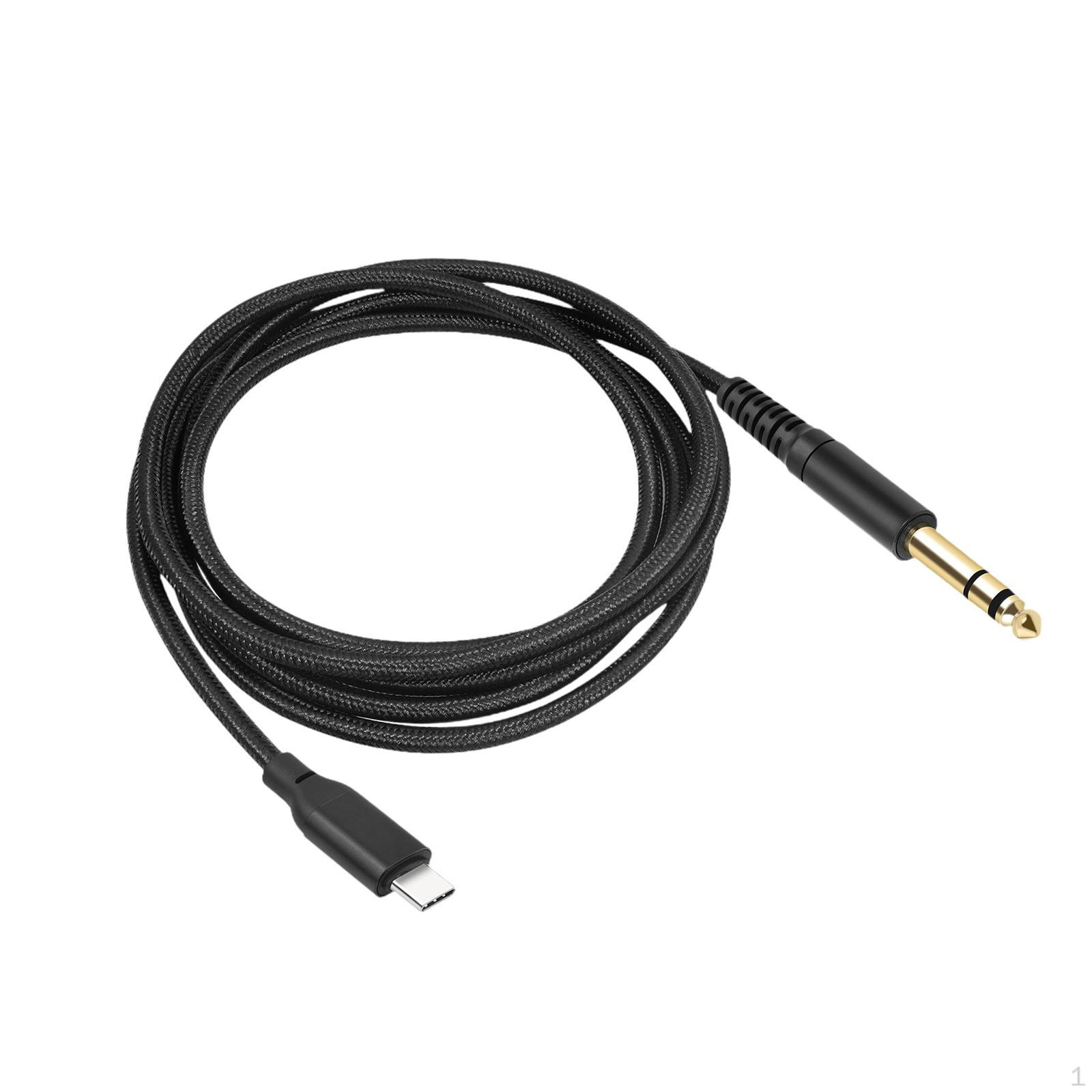 

Стерео AUX кабель 1/4 дюйма для электрогитары и инструментов 100cm