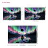 2D Aurora Borealis Backdrop 2D Lake Canoe Northern Lights Photo Background for Themed Shoot