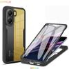 360 Grad Doppelseitige Vollschutz Handyhülle für Mi POCO X8 Pro Max X7 X6 X5 X3 Pro NFC Schlanke Klare Rückseite