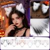 Plush Animal Ear Headband for Halloween Costume Party