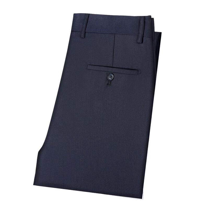 MONTAGUT Men's Smooth Easy-Care Straight Leg Casual Trousers (New Year Gift)