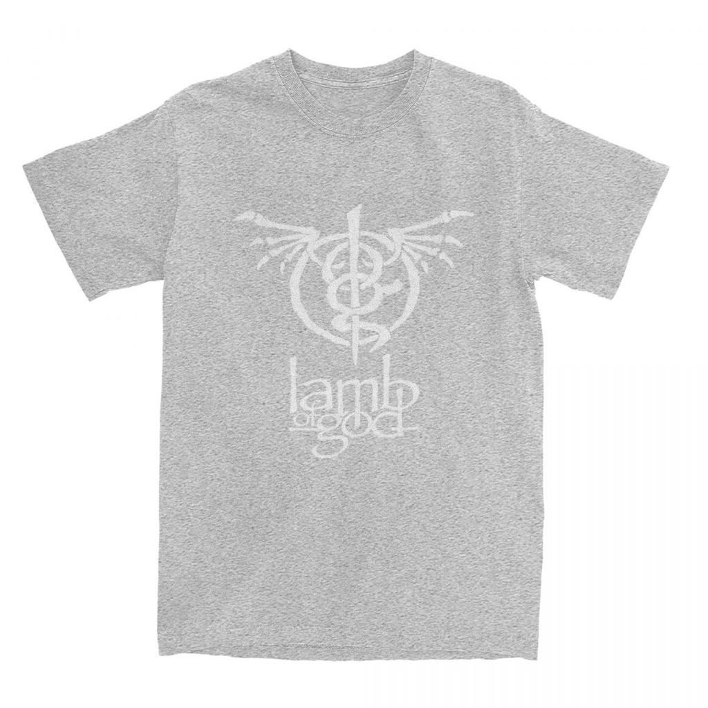 Lamb Of God T-Shirt Unisexs Heavy Unisextal Band Klassisch 100% Baumwolle T-Shirts Sommer O-Ausschnitt Harajuku T-Shirt Benutzerdefinierte Große Größen Oberteile