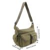 Heren Casual Sling Bag Messenger Crossbody Schouder Unisex Reizen Outdoor Vintage Tassen
