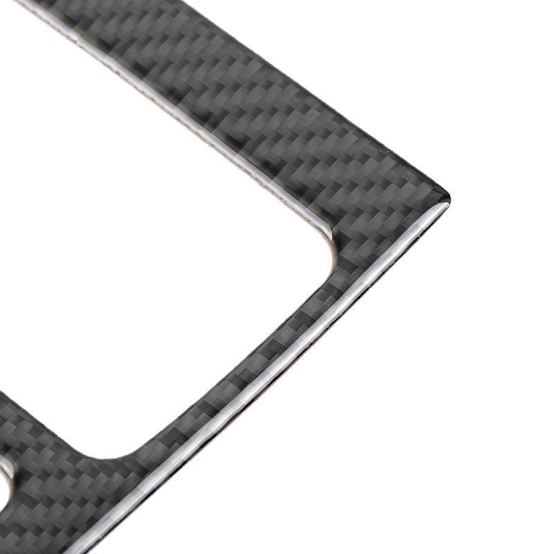 For Porsche Macan 2014 2015 2016 2017 2018  Carbon Fiber Car Center Console Gear Shift Panel Frame Cover Protective Trim