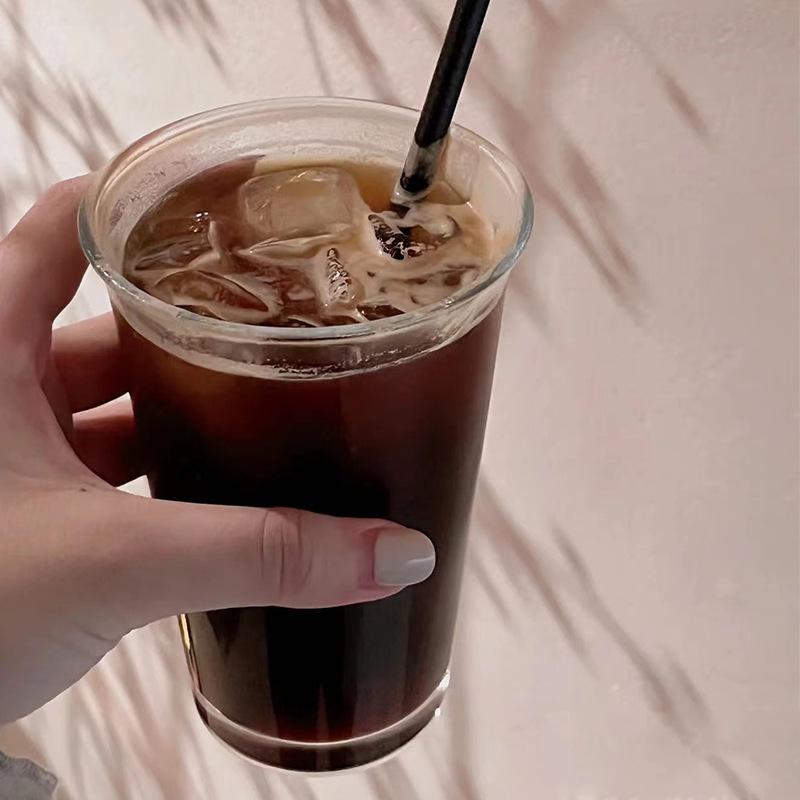 12.5 oz 365ml Simple Coffee Cup Cold Drink Milk Cups Household Creative Cold Brew Latte Mug Party Specific Bubble Cocktail Glass