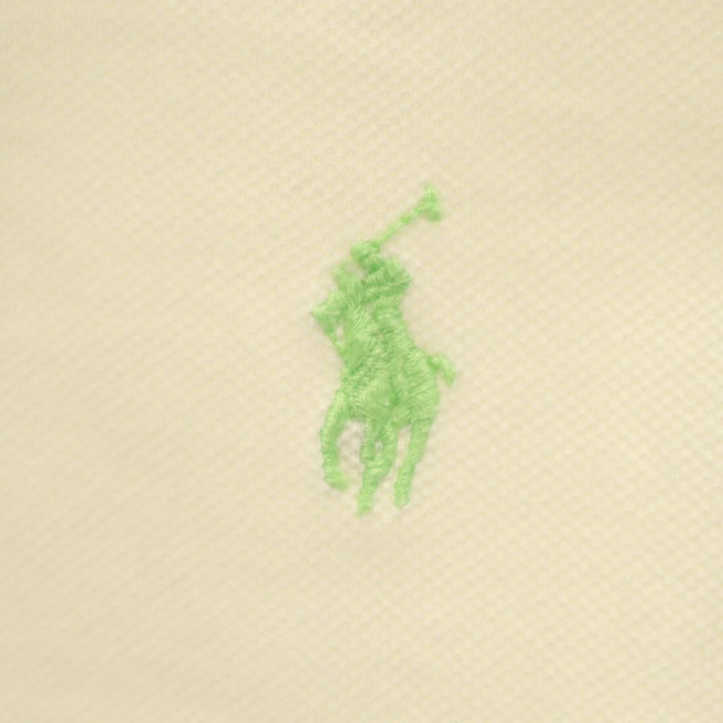 Polo by Ralph Lauren Short Sleeve Polo Shirt M Ivory Impact 21 Pique Men's Used