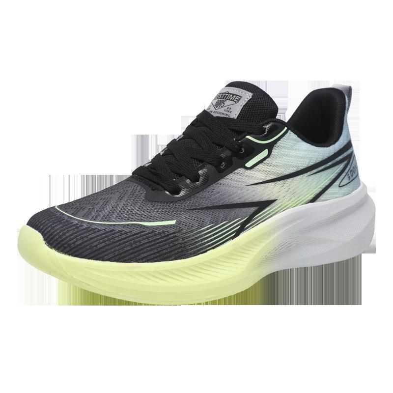 Summer breathable mesh sneakers new men's shoes platform versatile casual wear-resistant running shoes