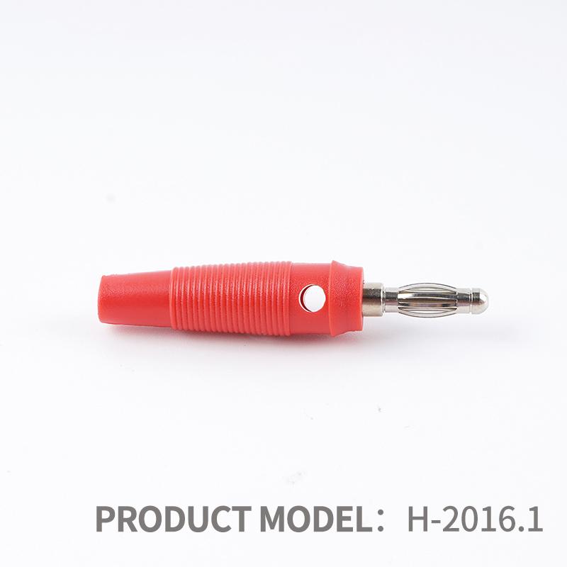 32A High Current Screw Type 4mm Male Stackable Banana Plug for Speaker Cable Adaptation Red and Black 4mm Solderless Banana Plug