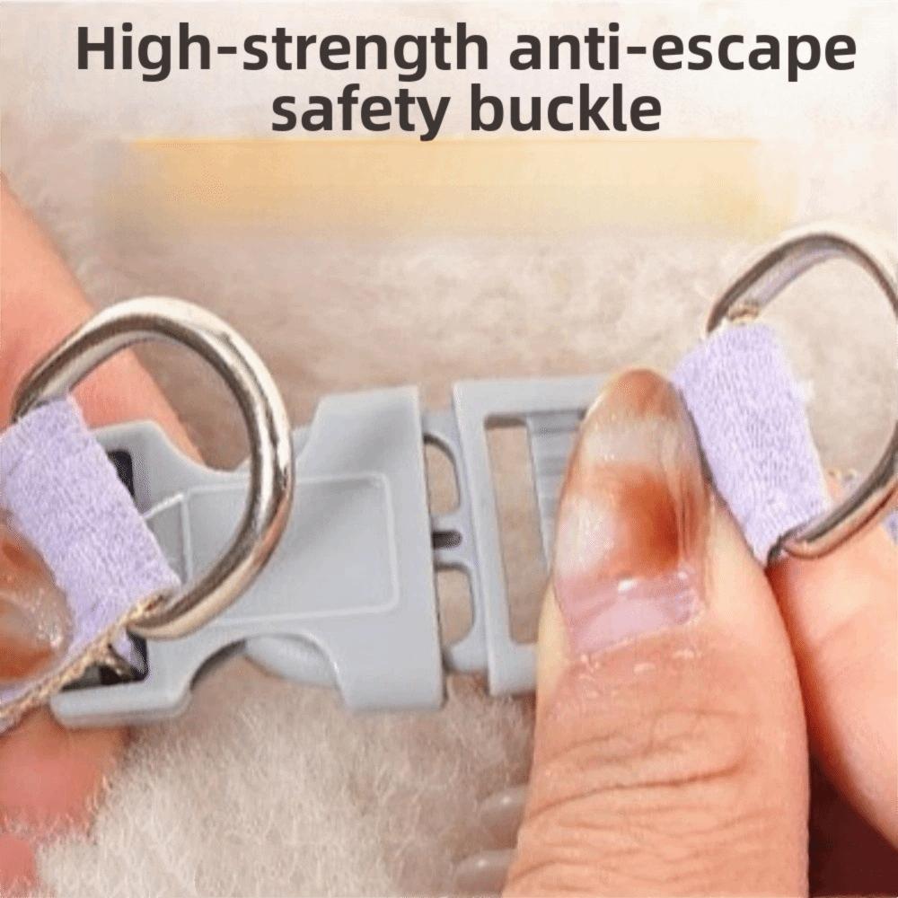 Adjustable Dog Harness and Leash Set Lightweight Pet Walking Leash Cartoon Dog Chest Strap Outdoor