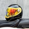 DOT ECE Certified Full Face Motorcycle Helmet Men Women Cruiser Bike ABS Shell With Bluetooth Slot Dual Lens