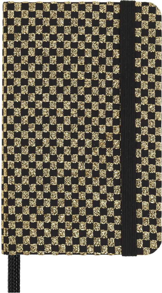 Moleskine x Mantero Shine Collection Notebook, Hardcover, Plain, XS Size (6.5cm x 10.5cm), Gold Boxed, LEHSHINEMP012GOLD