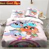Cartoon The Amazing World Bedding Set Gumball Boys Girls Twin Queen King Size Duvet Cover Pillowcase Bed boys Adult