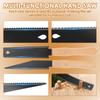 1/2 Pcs Wood Cutting Hand Saw SK5 Steel Woodworking Hand Saws Single/Double Sided Fine Tooth Wood Saw for Woodworking Hand Tools