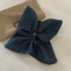 Large Scrunchie for Hair Hairties Elastic Rubberbands for Girls Bun Hairstyle Scrunchie Denim Headwear Hair Accessories