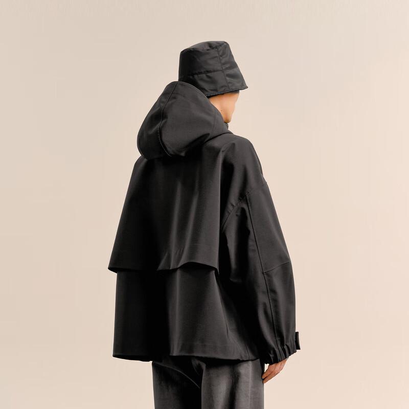 CROQUIS Men's 2024 Autumn Hooded Loose-Fit Jacket