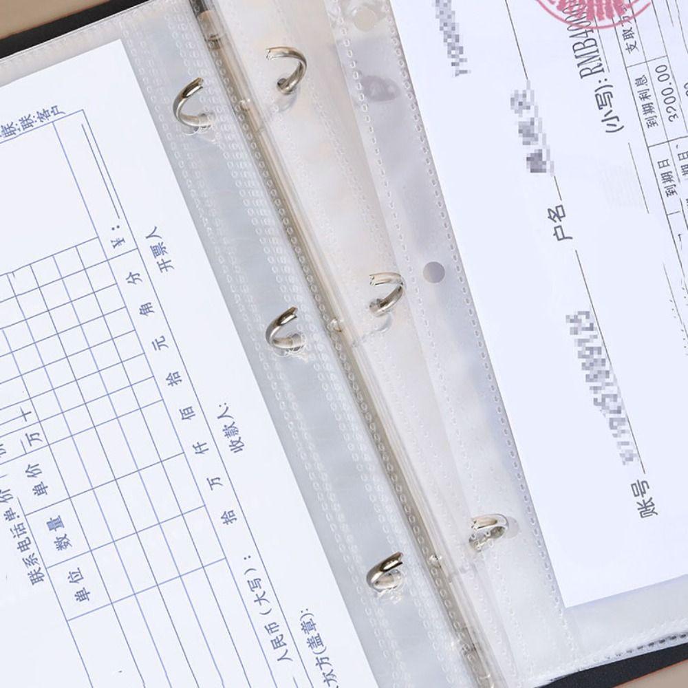 Loose-leaf Money Budget Binder Reusable Savings Challenges Notbook Bills Collection