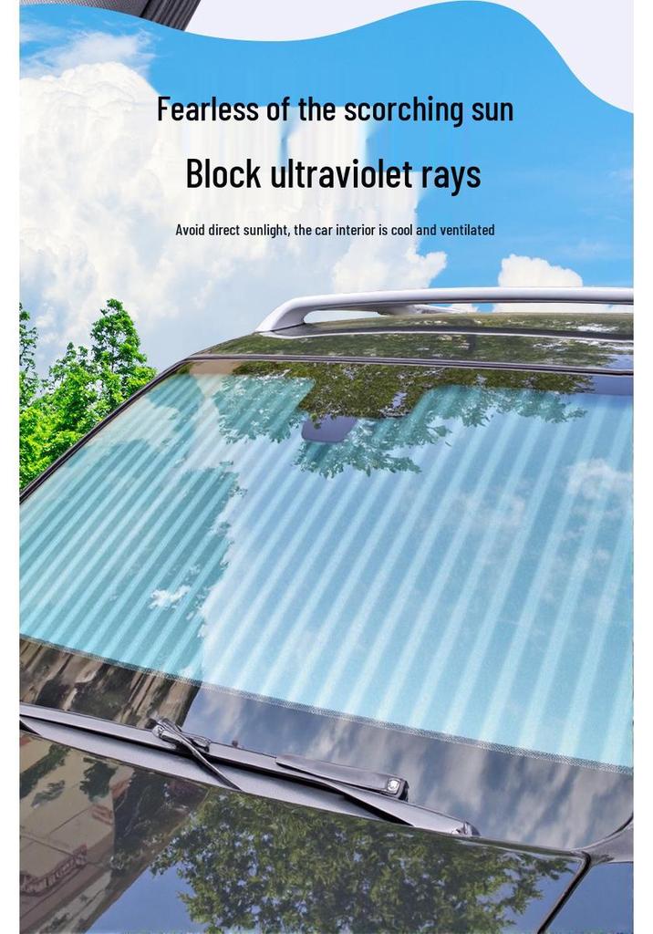 Retractable Car Sunshade - Sun Protection Visor