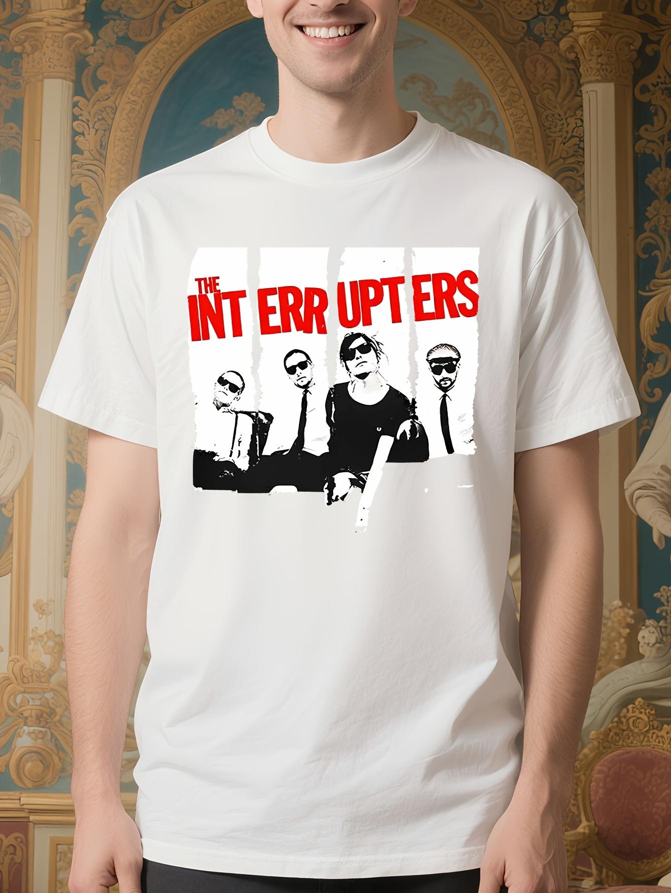 The Interrupters Band Graphic Tshirt for Men - 100% Cotto... XL