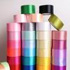 1Roll 1.5 Inch X 25 Yards Solid Satin Ribbons DIY Gift Wrapping Bridal Bouquets Bouquet Ribbons Handmade Bows Cake Packaging