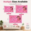 Funny Meme Pink Rat Tapestry Flat Print Ratz Wall Hanging with Pixel Sunglasses for Dorm Bedroom Aesthetic Room Decor