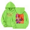 Child Fashion Lightweight Long Sleeve Pullover With Pockets  Print Hoodie